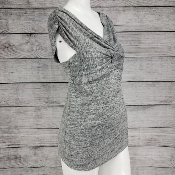 NEW Ella Moss Anthropologie S Ava knit top Wear 2 ways - on & off shoulder $70 - Picture 4 of 8